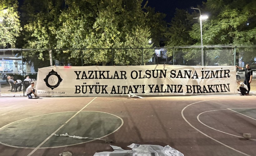 112 yıllık Altay’da kayyım şoku: Taraftardan İzmir’e sitem