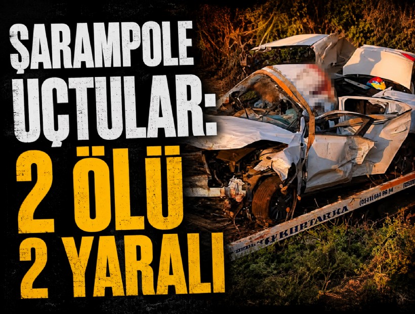 Afyon'da kahreden kaza: 2 ölü, 2 yaralı