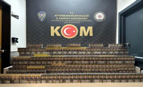 Afyonkarahisar'da kaçak sigara operasyonu