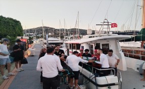 Akvaryum Koyu’nda yaralanan genç, deniz ambulansıyla kurtarıldı