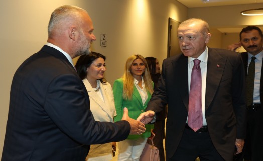 Aydın Pehlivan’dan Cumhurbaşkanı Erdoğan’a ziyaret