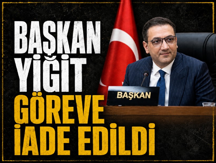 Balçova Belediye Başkanı Onur Yiğit göreve iade edildi!