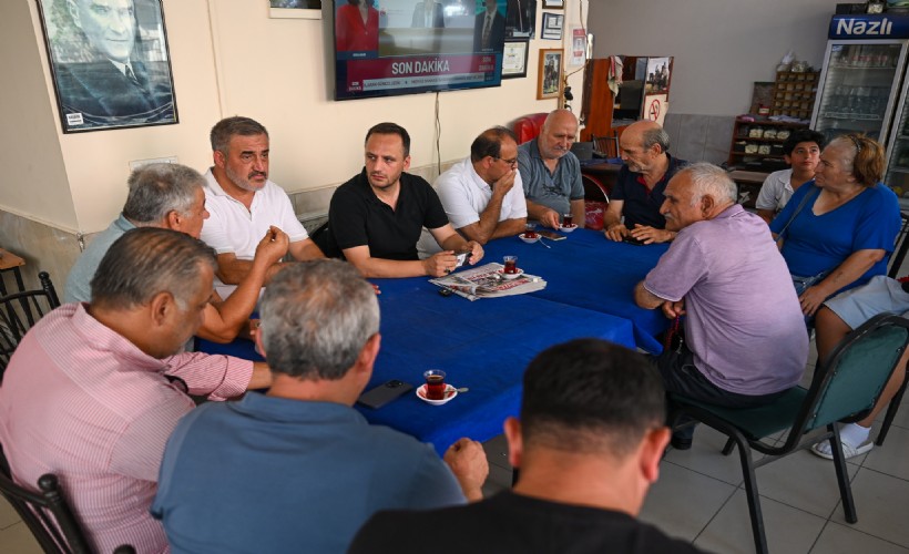 Başkan Eşki Ümit Mahallesi’nde vatandaşlarla buluştu: 'Makamımız Bornova’nın sokaklarıdır'