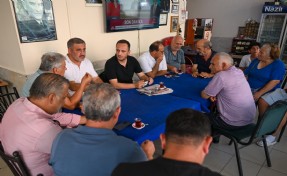 Başkan Eşki Ümit Mahallesi’nde vatandaşlarla buluştu: 'Makamımız Bornova’nın sokaklarıdır'