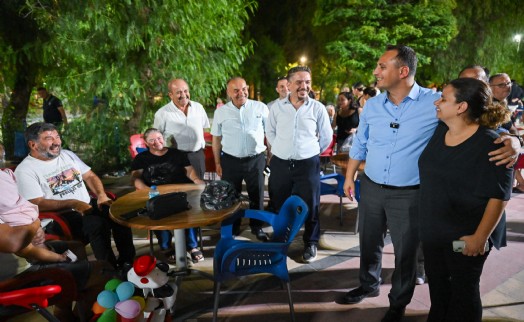 Başkan Eşki’den Çamdibi'nde vatandaşları dinledi