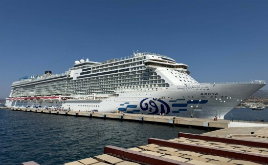 Bodrum’a kruvaziyerle 3 bin 628 turist geldi