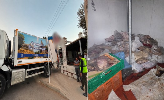 Bodrum’da 400 kilo bozuk ete el konuldu