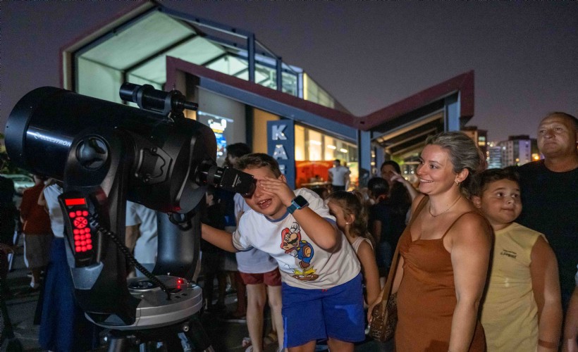 Bornova'da 8500 yıllık tarihin gölgesinde unutulmaz gökyüzü gözlemi