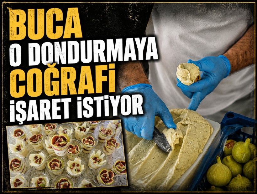 Buca'nın tarihi mahallesine özgü kavun ve incirli dondurmada, hedef coğrafi işaret