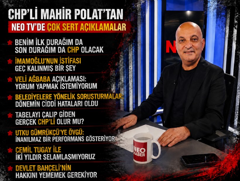 CHP'li Mahir Polat'tan çok sert açıklamalar: Tabelayı çalıp giden gerçek CHP’li olur mu?