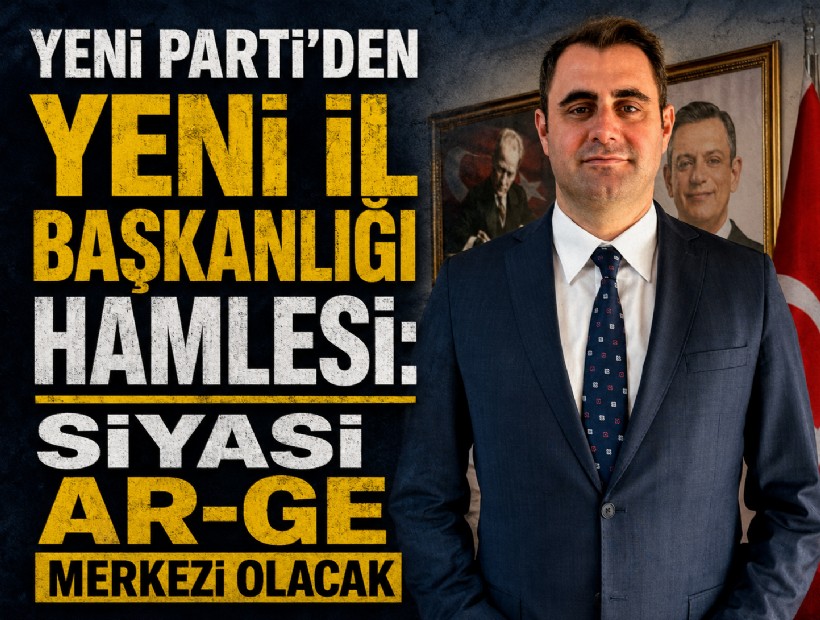 Çağatay Güç'den yeni il başkanlığı hamlesi: Siyasi AR-GE Merkezi olacak