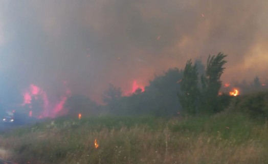 Çanakkale'de yangın kabusu: Otluk alandan ormana sıçradı