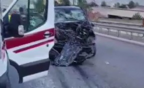 Çorum FK'nın yıldızı tırla çarpıştı! Araçta eşi ve 6 aylık bebeği de vardı