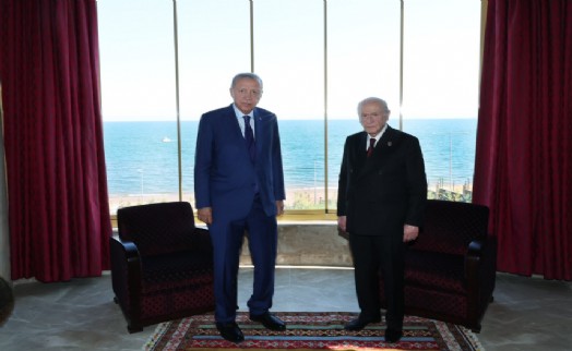 Cumhurbaşkanı Erdoğan, MHP Genel Başkanı Bahçeli ile görüştü