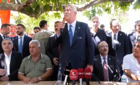 Dervişoğlu Çeltikçi'de çiftçilerle buluştu: 'Devlet çiftçiye borçludur'