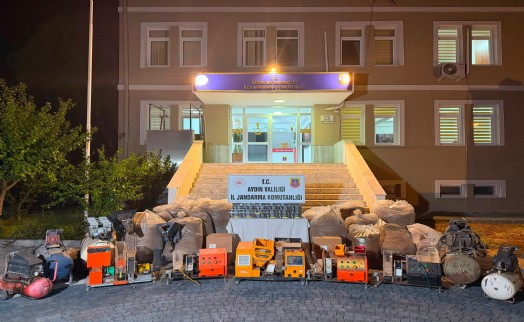 Didim’de çiftliğe operasyon: 1 milyon hap kapsülü ve imalat düzeneği ele geçirildi