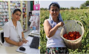 Eczanede başlayan mesaisi tarlada bitiyor