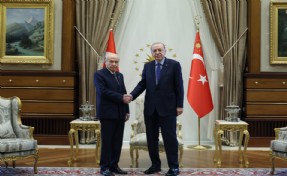 Erdoğan, Bahçeli'yi kabul etti