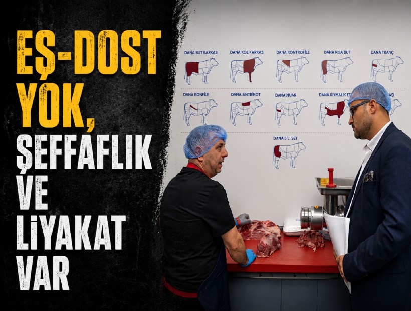 Eş-dost yok, şeffaflık ve liyakat var