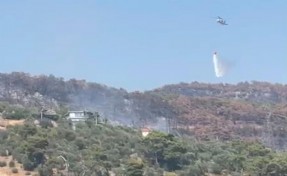 Fethiye'de çıkan orman yangını söndürüldü