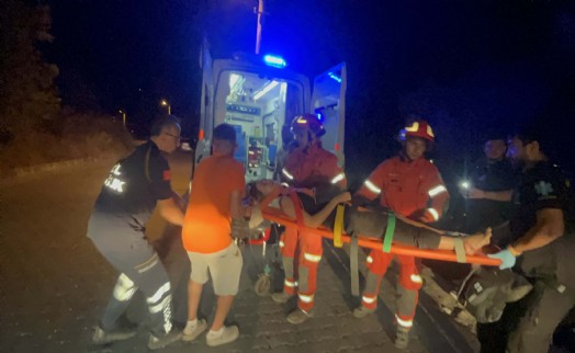 Fethiye’de 6 metrelik duvardan düşen 2 kişi yaralandı