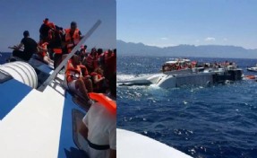 Girne'de alabora olan geminin kaptanı gözaltına alındı