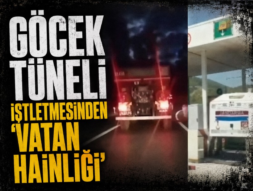 Göcek Tünelleri iştlemesinden 'Vatan hainliği'