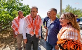 Güzelbahçe'de Bardacık Festivali hazırlığı... İzmir Büyükşehir'den destek ziyareti