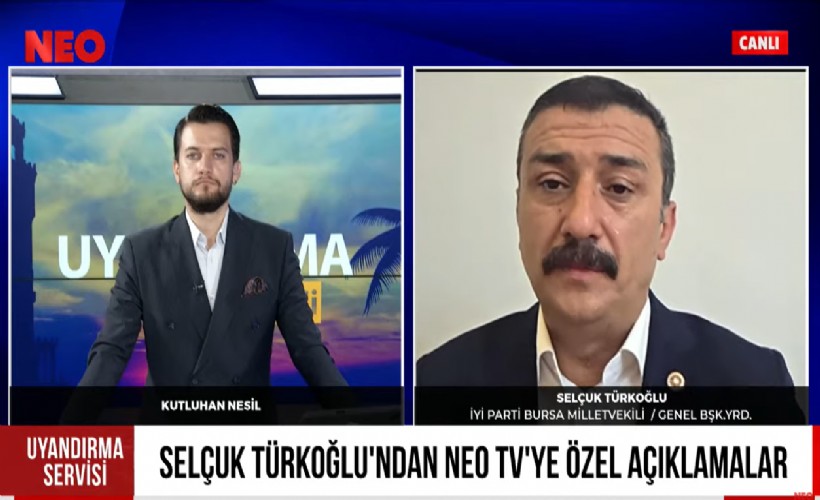 İYİ Partili Türkoğlu’ndan NEO TV’de sert çıkışlar: ‘Bu bir ihanet sürecidir’