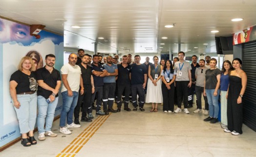 İZDENİZ personeline afet ve yangın eğitimi