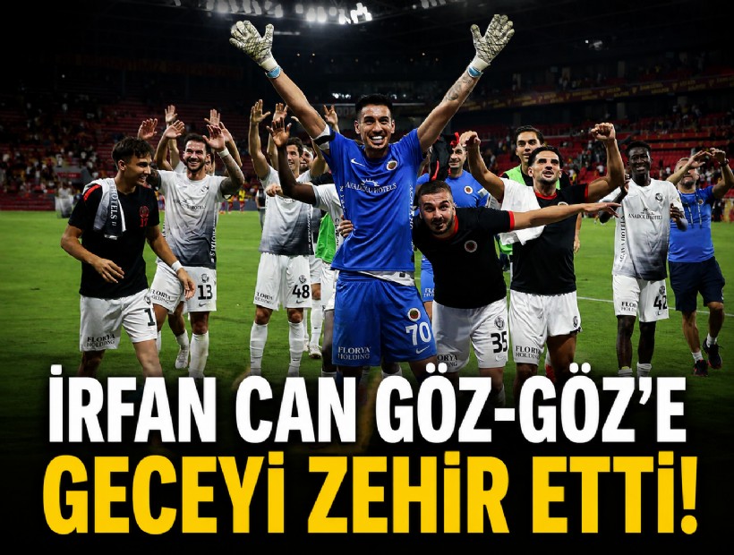 İrfan Can Göztepe taraftarına geceyi zehir etti!