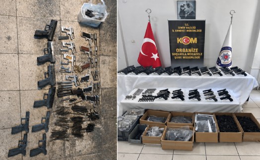 İzmir merkezli yasadışı silah operasyonu: 13 gözaltı