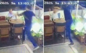 Kafede sopalı dehşet! Kafe sahibini başından yaralayan zanlı tutuklandı