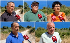 Karaburunlular üç yıldır bozuk olan yolun yapılmasını bekliyor: 'Batının göbeğinde yolumuz yok'