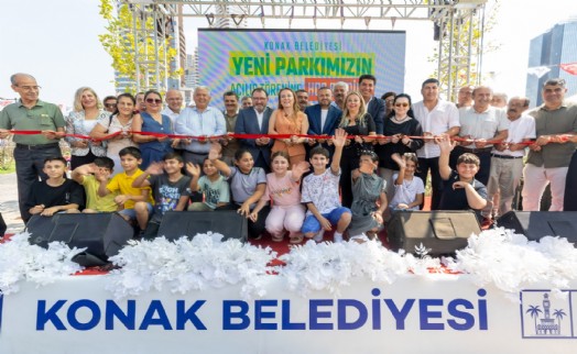 Konak 6 bin metrekarelik yeni parkına kavuştu
