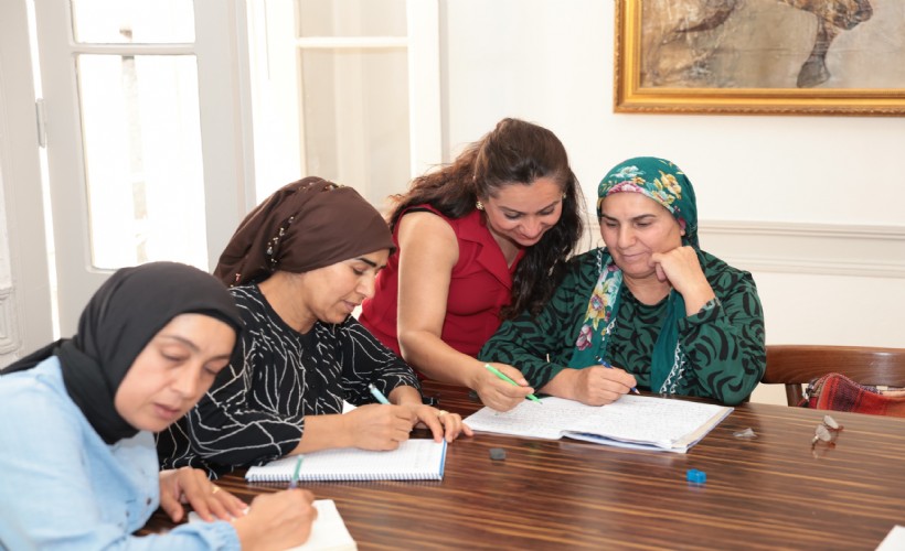 Konaklı kadınların okuma azmi örnek oldu