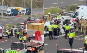 Kuzey Marmara Otoyolu'nda korkunç kaza: Biri çocuk 3 ölü, 5 yaralı