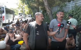 Madencilerin eylemi dördüncü gününde...