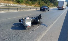 Manisa-İzmir yolunda feci motosiklet kazası! Sürücü hayatını kaybetti