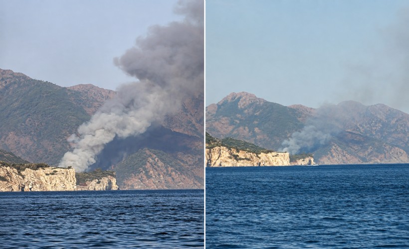 Marmaris'te orman yangını