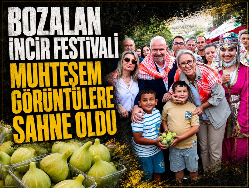 Menemen'deki Bozalan İncir Festivali, muhteşem görüntülere sahne oldu