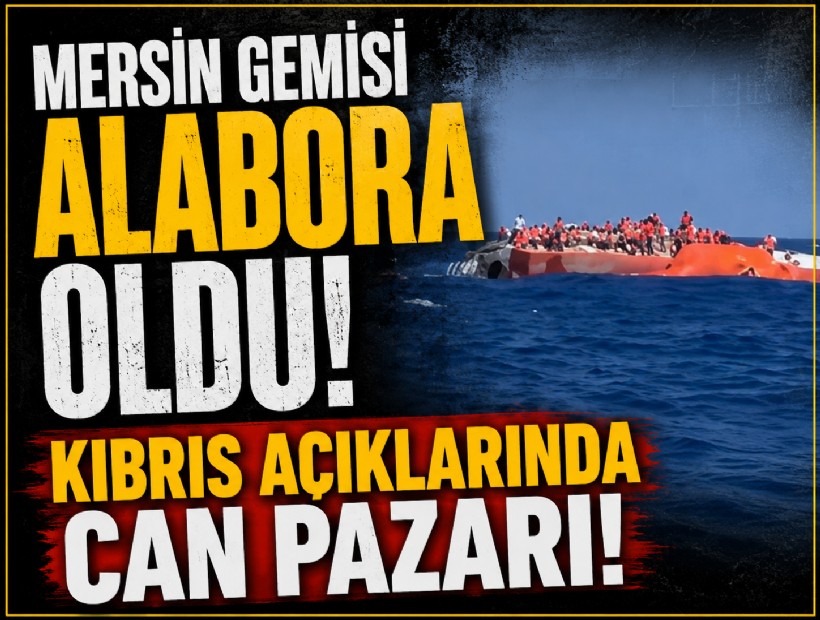 Kıbrıs'tan Mersin'e doğru yola çıkan gemi alabora oldu: Akdeniz'in ortasında can pazarı!