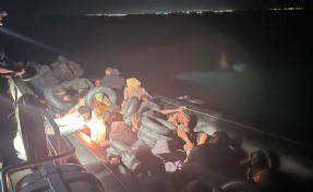 Milas'ta denizde 36 kaçak göçmen yakalandı