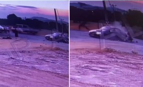 Muğla’daki ölümcül motosiklet kazası kamerada!
