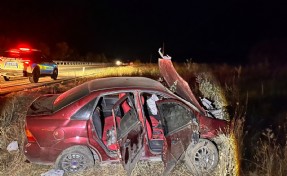 Otomobil şarampole savruldu: 3 yaralı