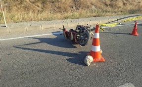 Otomobille çarpışan elektrikli bisikletin sürücüsü öldü