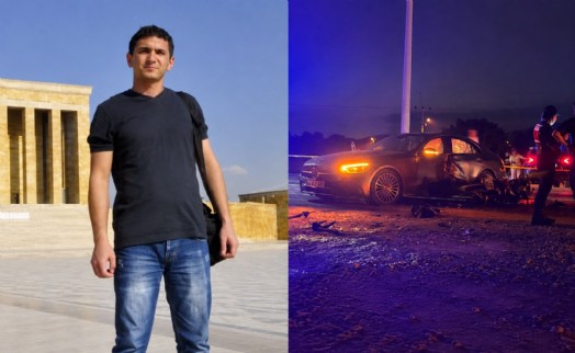 Otomobille çarpışan motosikletin sürücüsü öldü
