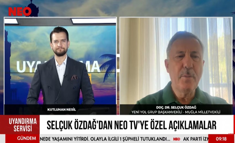 Özdağ’dan NEO TV'de Gelecek Partisi’nin fesih kararına sert tepki: 'Davutoğlu istifa edebilir ama partiyi feshedemez'