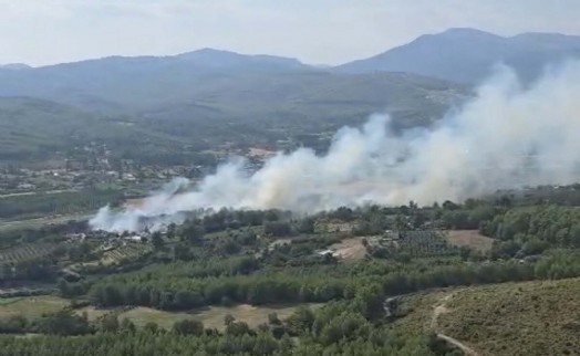Seydikemer’de korkutan orman yangını