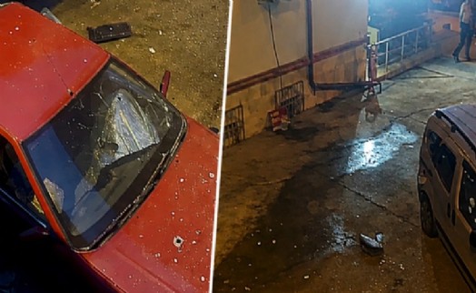 Trabzon'da Emniyet binası önünde İHA paniği! Bir anda patladı